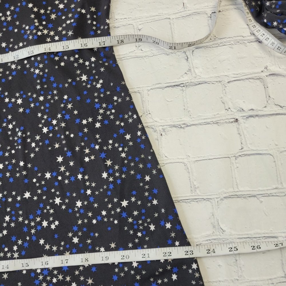 ✅ MICHAEL Michael Kors Womens Plus Metallic Star Print Party Dress size L - Picture 9 of 14